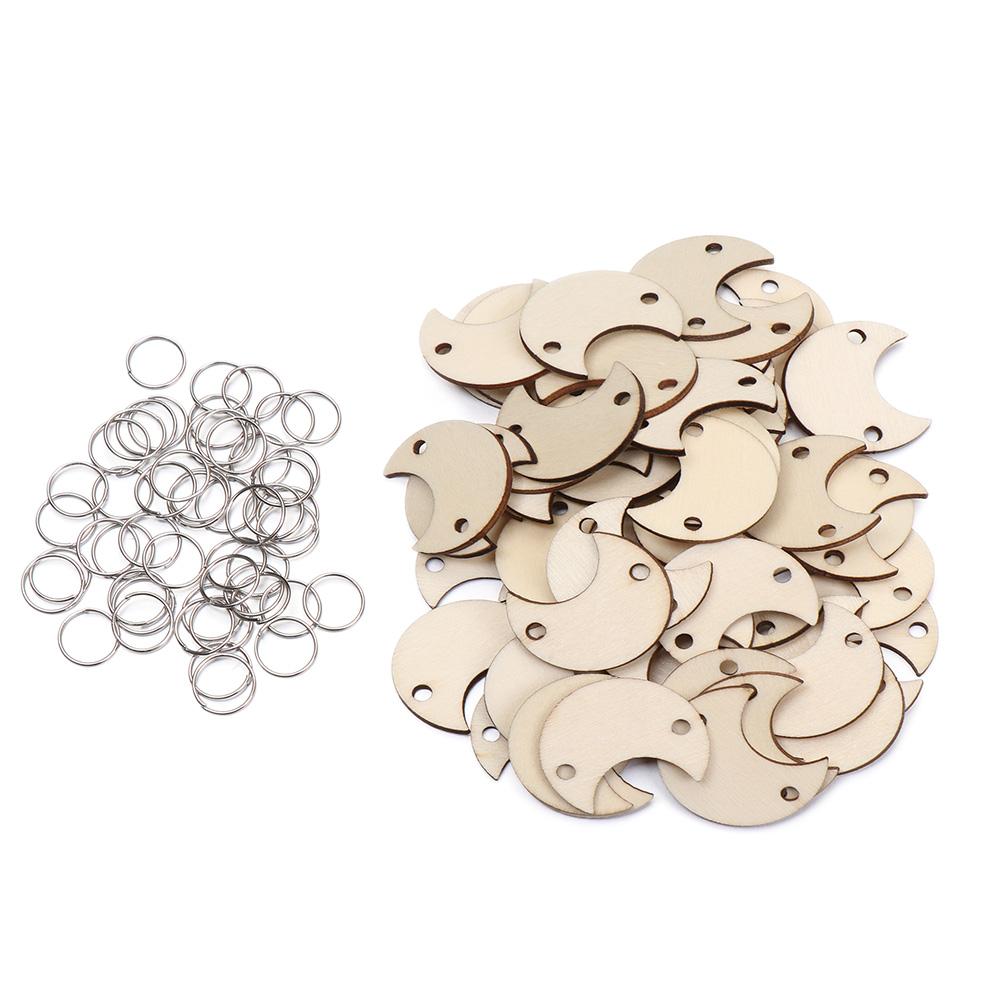 Easter Craft Embellishment Set - 50pcs/set Hiasan Kerajinan DIY Bentuk Bintang/Hati/Bulat
