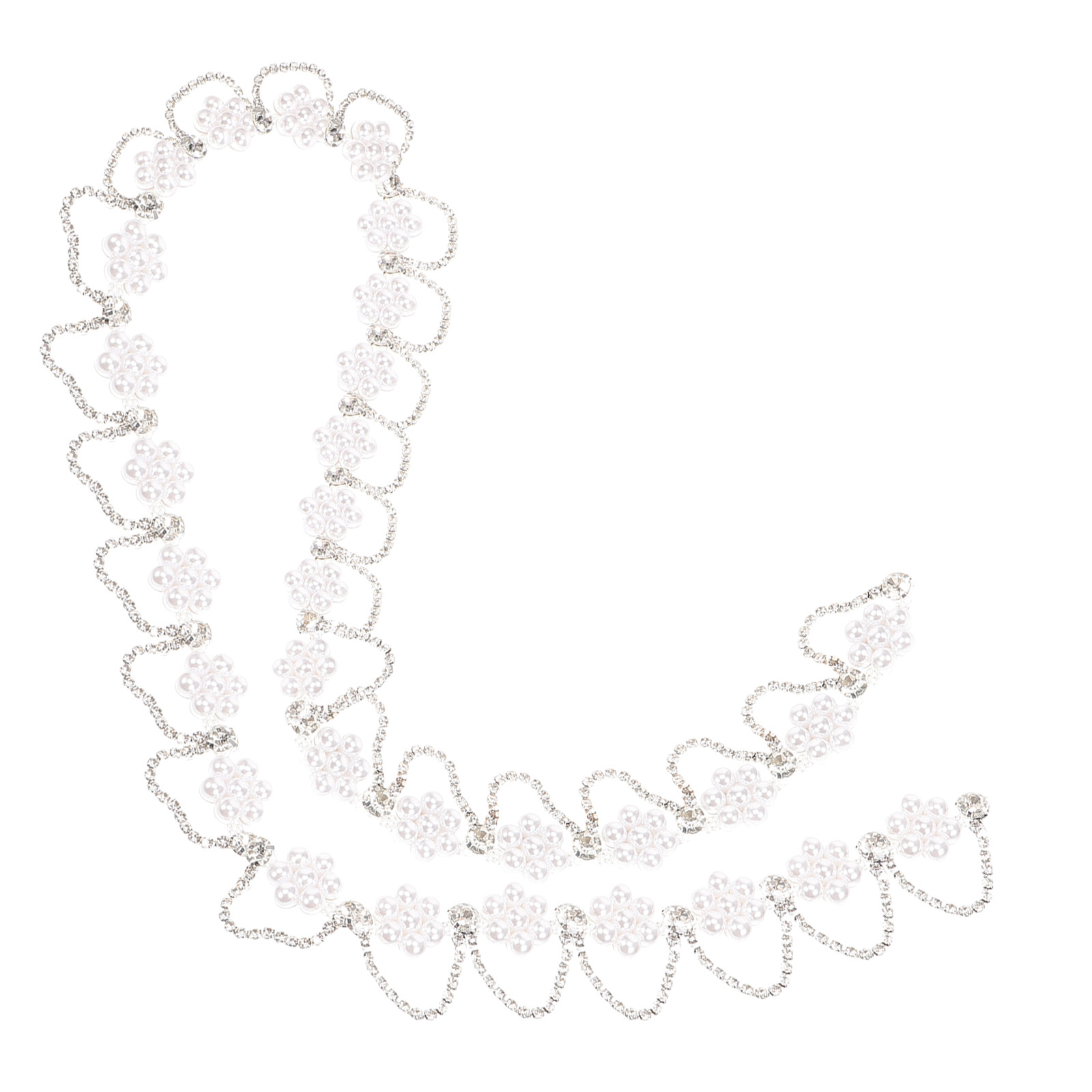Embellish Craft - Rantai Mutiara Rhinestone Premium untuk Hiasan