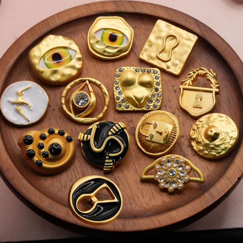 Kancing Logam Vintage Berbentu - Embellish Craft ulasan dan harga