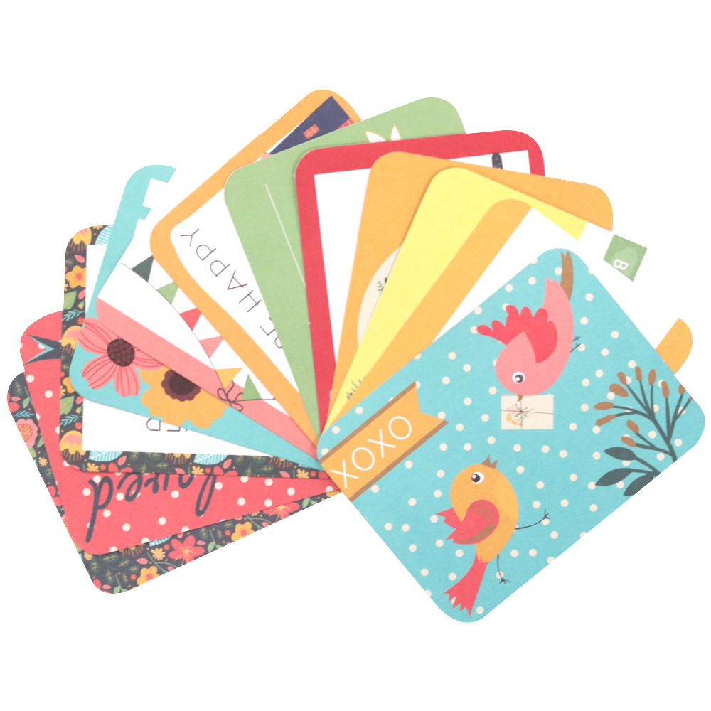 Kartu Jurnal Dua Sisi 24pcs Cr - Embellishments For Scrapbooking ulasan dan harga