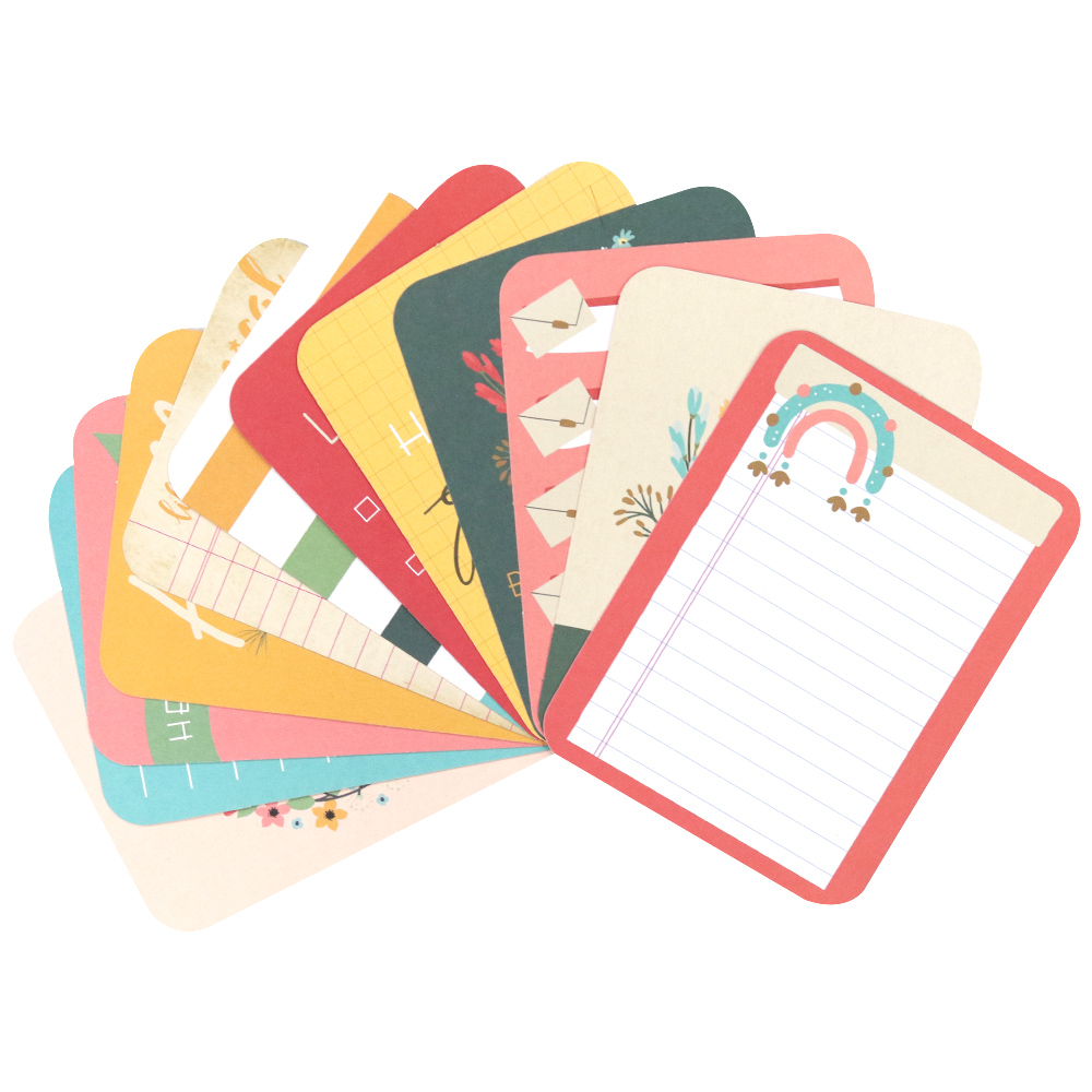 Kartu Jurnal Dua Sisi 24pcs Cr - Embellishments For Scrapbooking ulasan dan harga