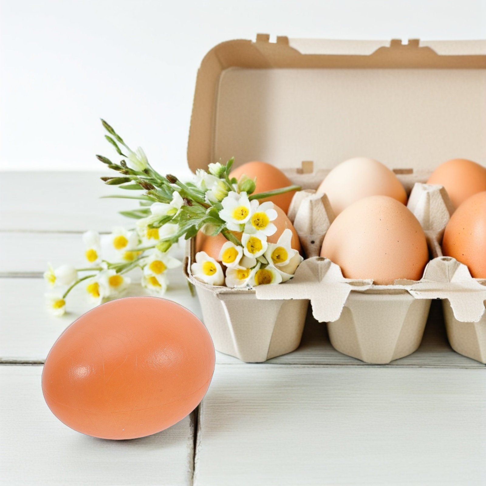 6 Buah Telur Paskah Plastik ya - Easter Craft Embellishment Set ulasan dan harga