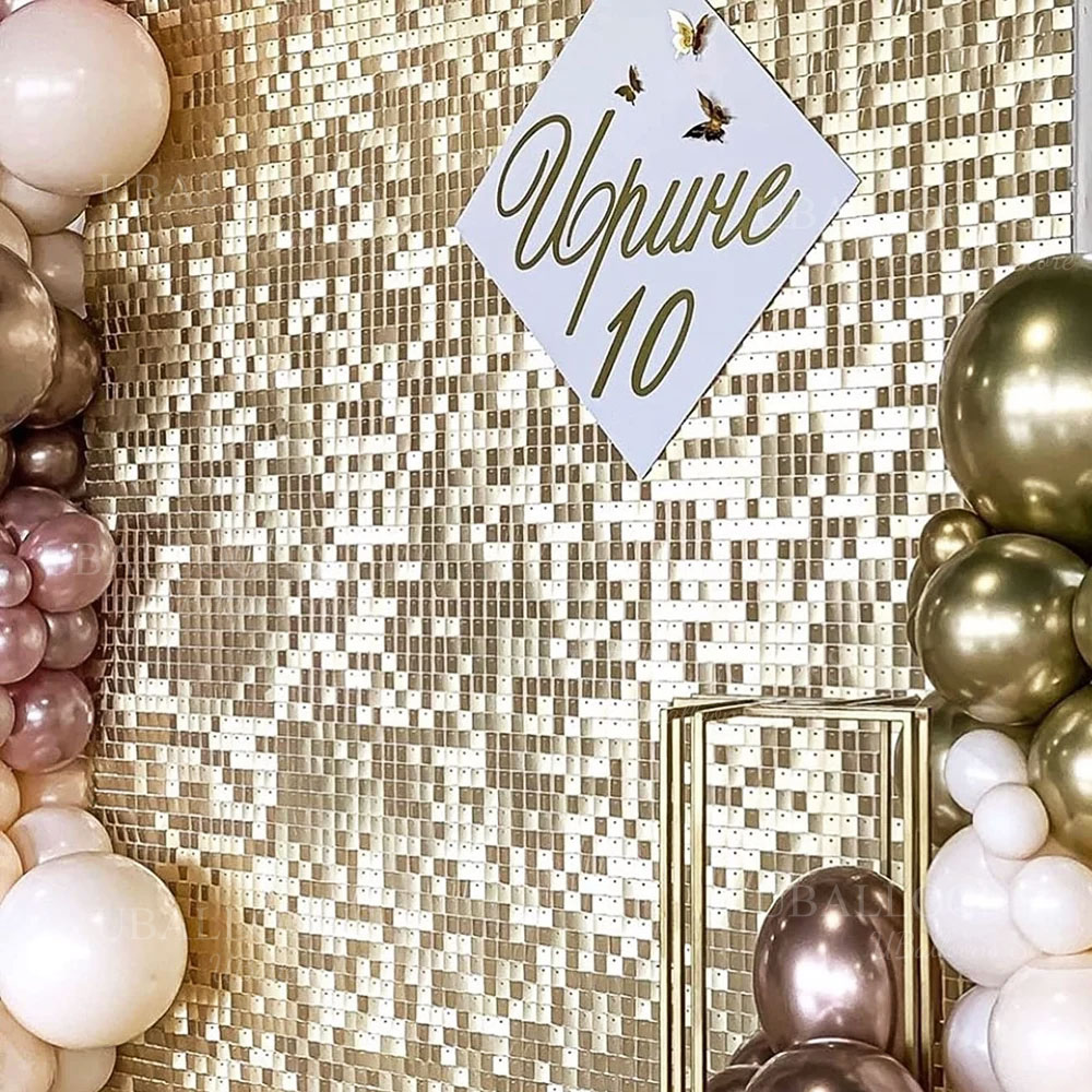 Panel Latar Belakang Berkilau  - Sequin Fabric Panel ulasan dan harga