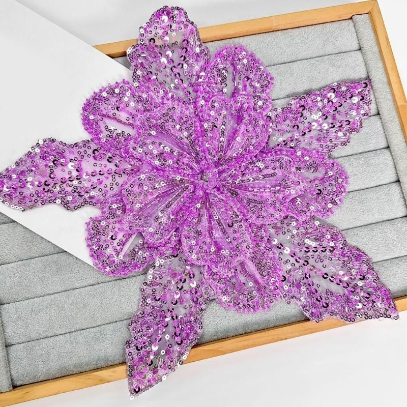 Potongan Applique Bunga Berpay - Applique Patch Flower ulasan dan harga
