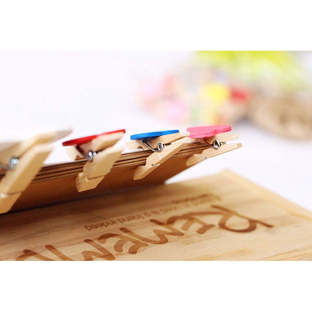 50Pcs Jepitan Kayu Mini Alami  - Embellish Craft ulasan dan harga