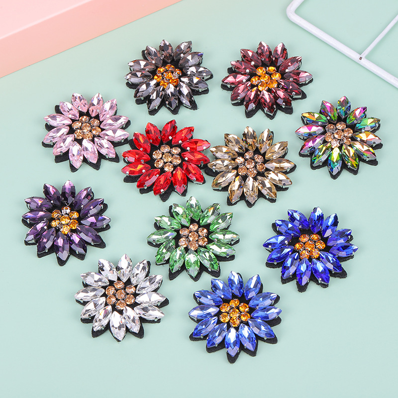 5PCS Aplikasi Kain Bunga Matah - Applique Patch Flower ulasan dan harga