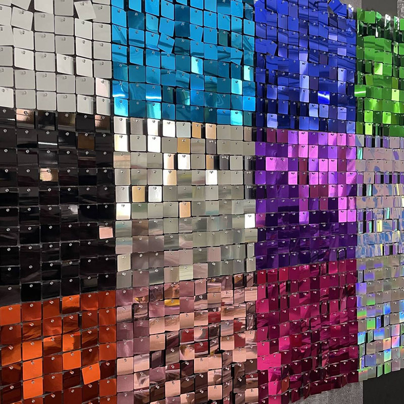 6/12/16/18/24/25/26/27 Buah La - Sequin Fabric Panel ulasan dan harga